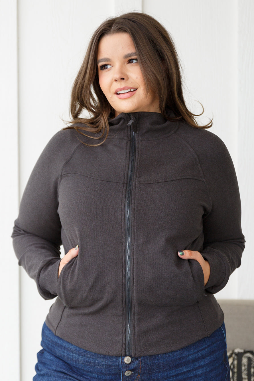 YOURS Plus Size Black Zip Fleece Jacket