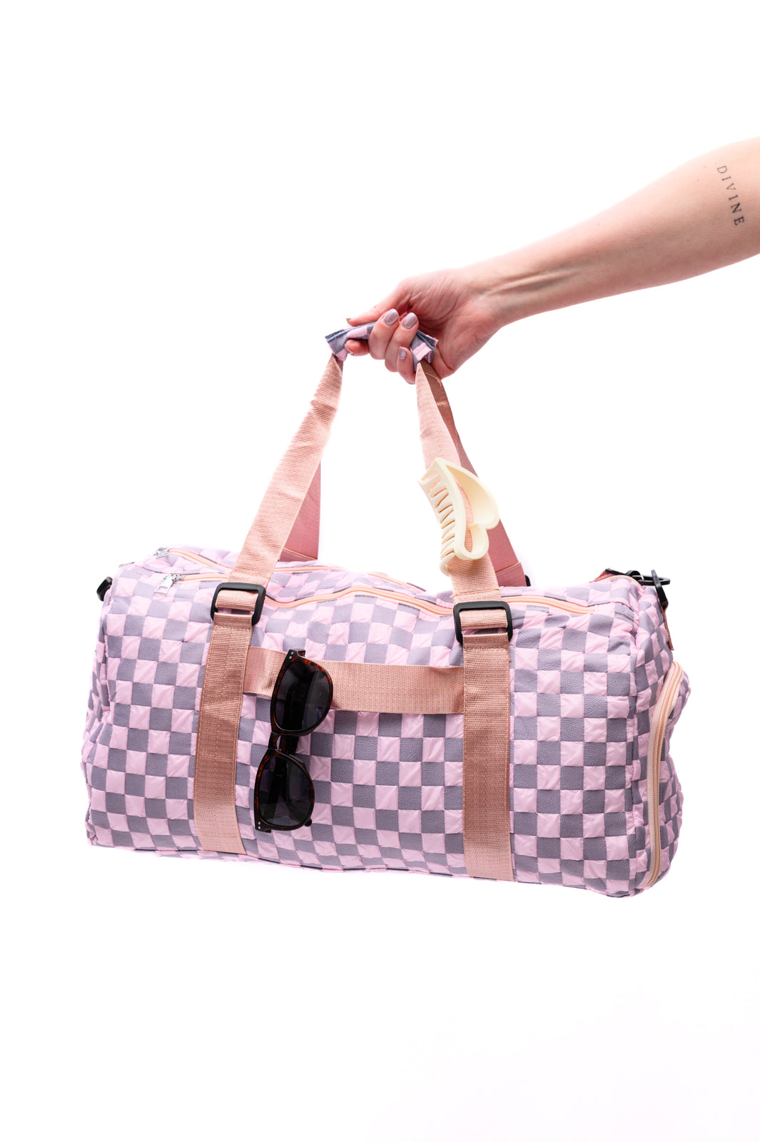 Elevate Travel Duffel in Pink